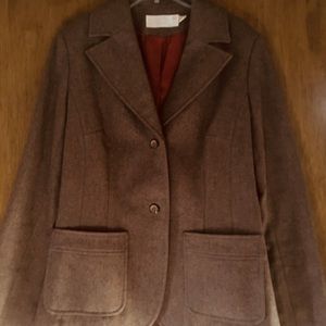 VINTAGE PENDLETON BLAZER- brown size 6